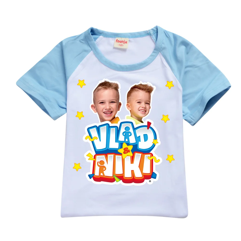Boys Summer Vlad niki Sets Short-Sleeved T-shirt+Shorts 2 Pieces Suit Casual Sportswear Kids Clothes Sweatsuit For Teens Girls