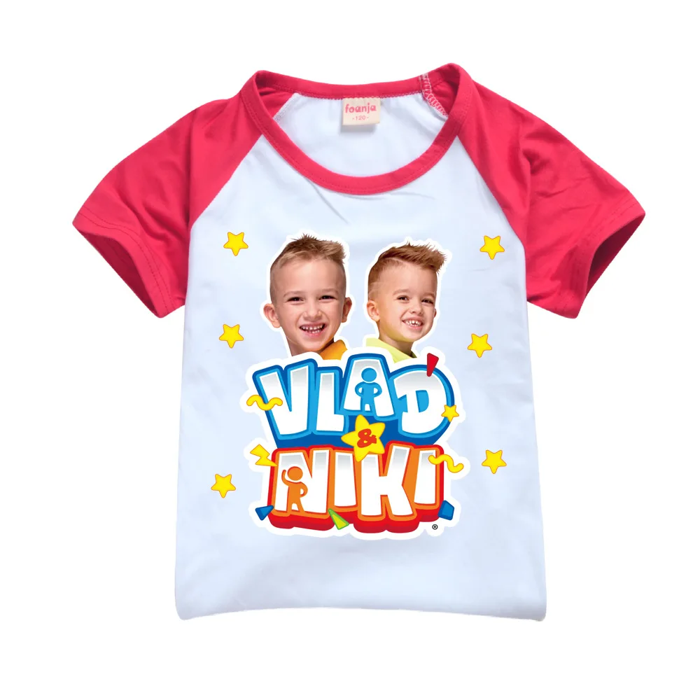 Boys Summer Vlad niki Sets Short-Sleeved T-shirt+Shorts 2 Pieces Suit Casual Sportswear Kids Clothes Sweatsuit For Teens Girls