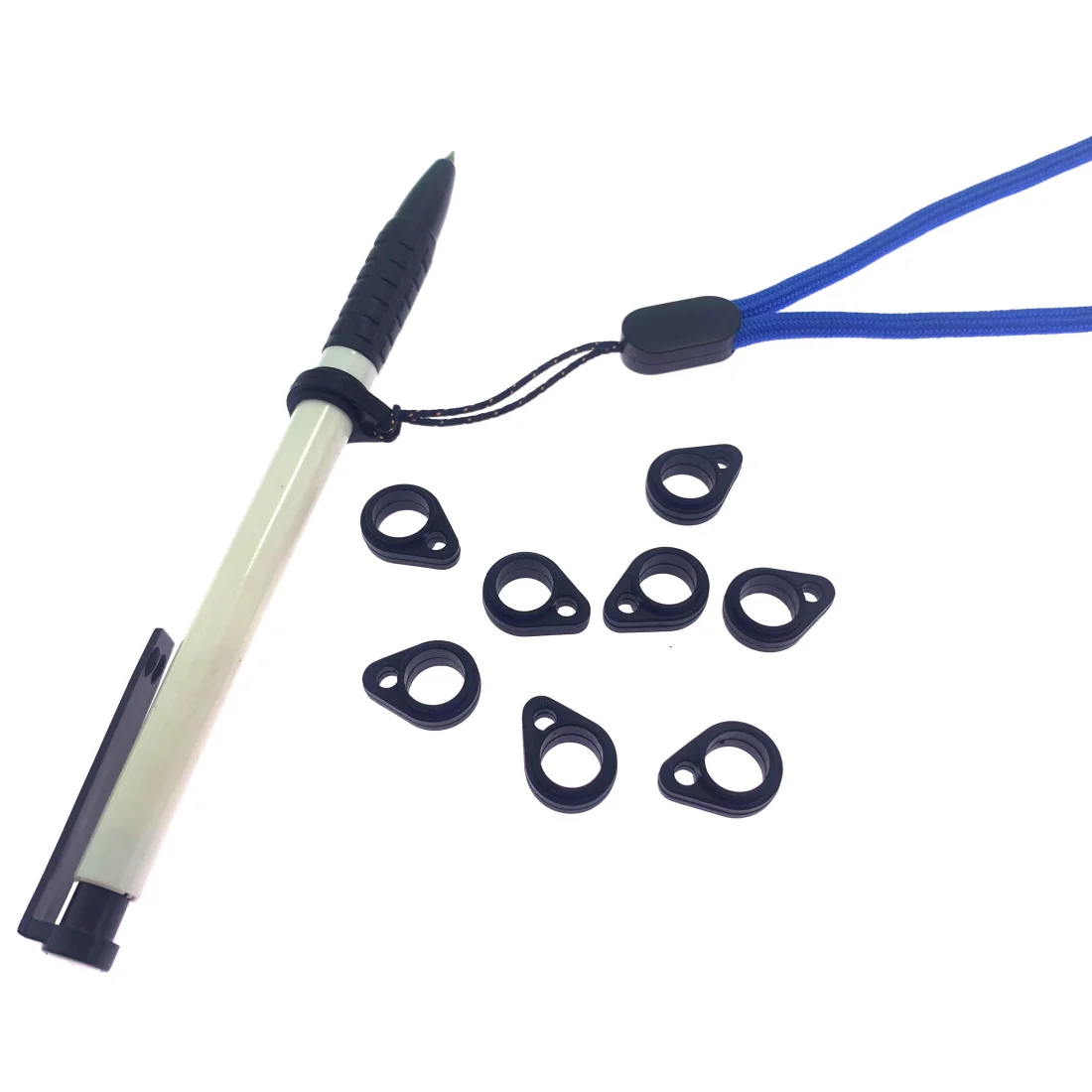 Rubber Ring Rope Pen Lanyard Holder Soft Hoop Anti-Lost Necklace Lanyards Ring Protect Small Household Appliance Accessories