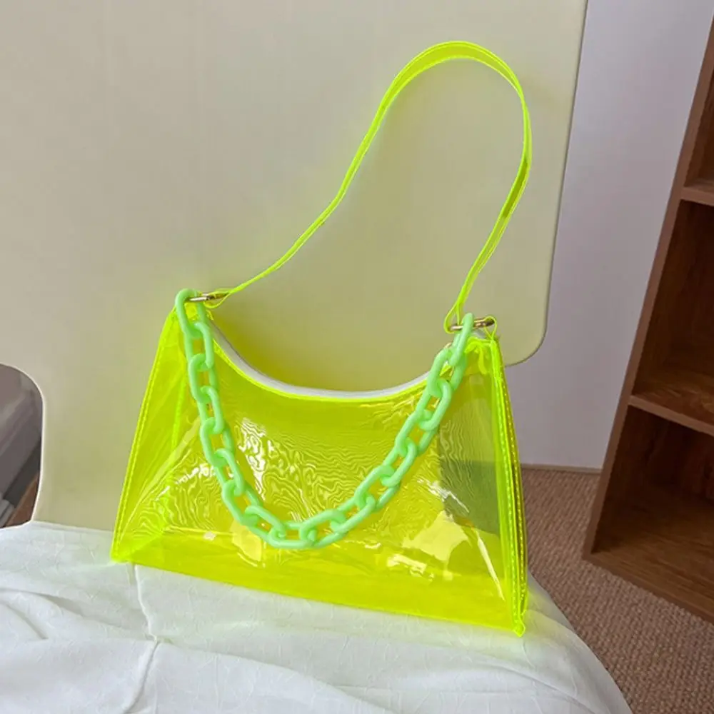 Casual Purse Summer Jelly Bags Handbags Underarm Bags Shoulder Bag