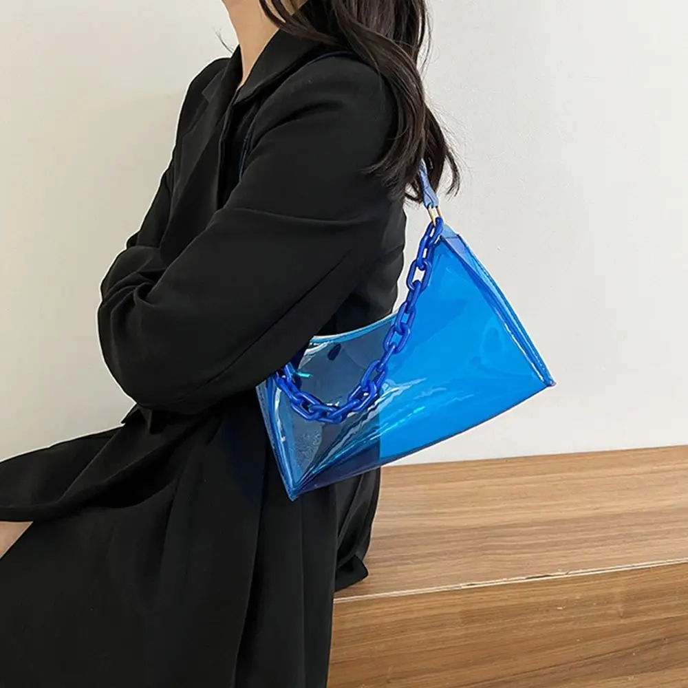 Casual Purse Summer Jelly Bags Handbags Underarm Bags Shoulder Bag