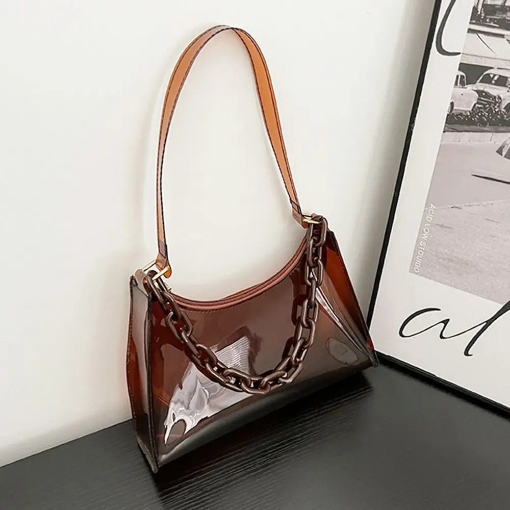 Casual Purse Summer Jelly Bags Handbags Underarm Bags Shoulder Bag