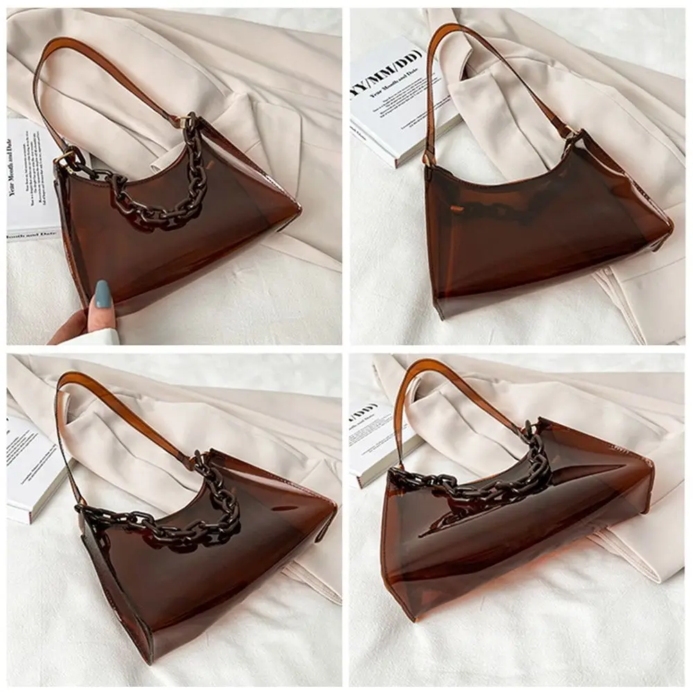 Casual Purse Summer Jelly Bags Handbags Underarm Bags Shoulder Bag