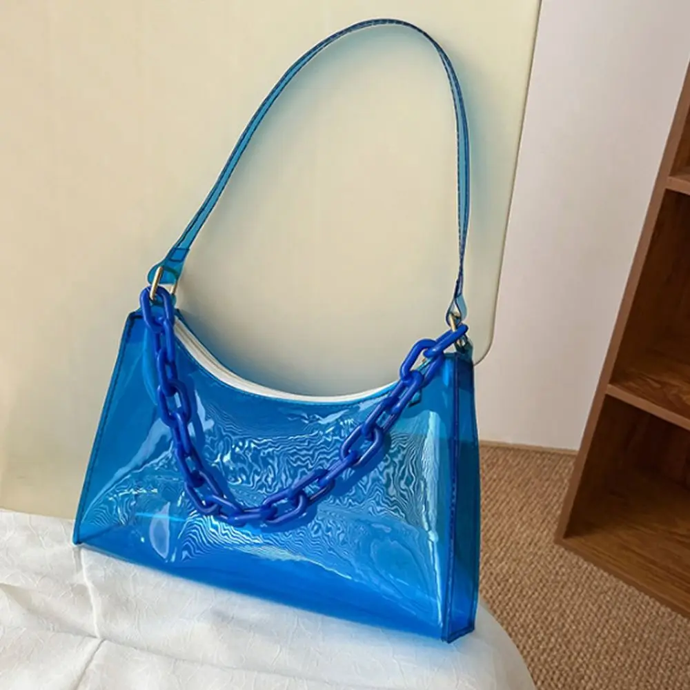 Casual Purse Summer Jelly Bags Handbags Underarm Bags Shoulder Bag