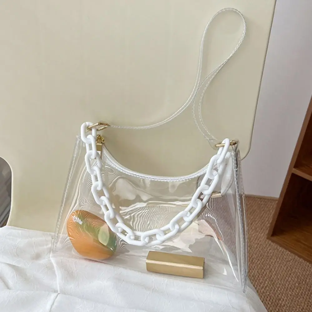 Casual Purse Summer Jelly Bags Handbags Underarm Bags Shoulder Bag