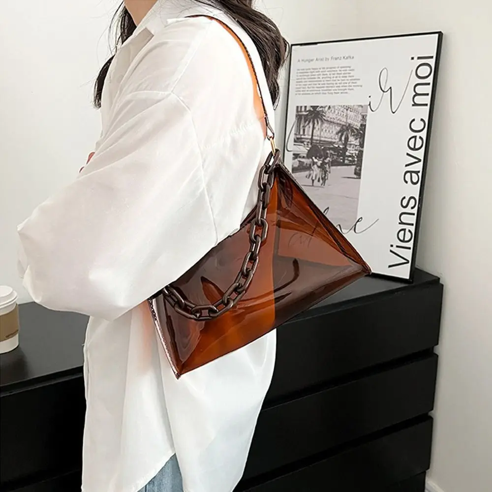 Casual Purse Summer Jelly Bags Handbags Underarm Bags Shoulder Bag