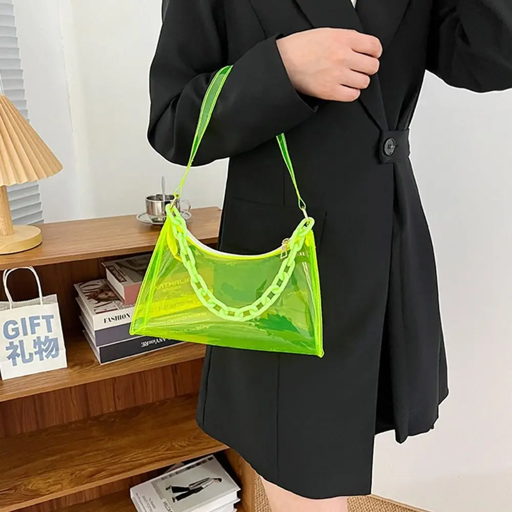 Casual Purse Summer Jelly Bags Handbags Underarm Bags Shoulder Bag