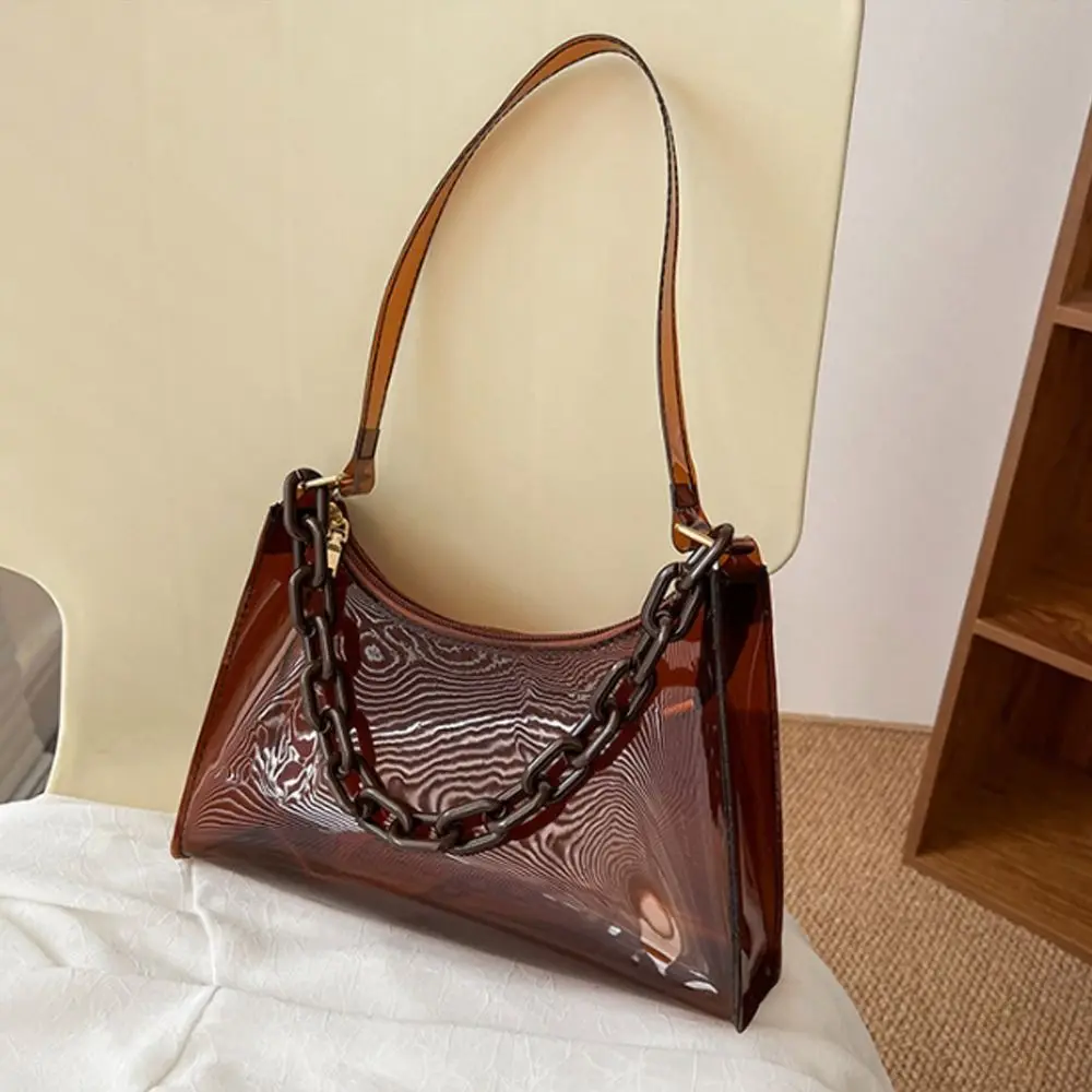 Casual Purse Summer Jelly Bags Handbags Underarm Bags Shoulder Bag