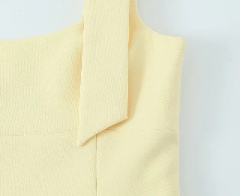 MUJER White Bow Crop Top Woman Sexy Backless Bustier Tops for Women Summer Camisole Sleeveless Tops Women Strap Short Tops Woman