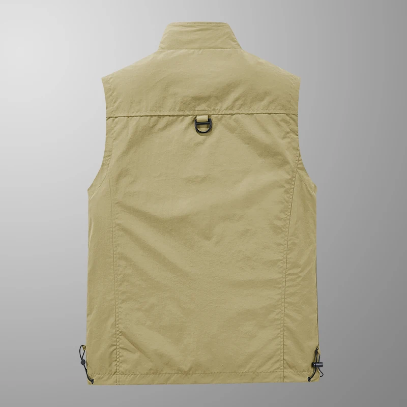 Male middle-aged casual multifunctional vest waterproof quick drying outdoor sports photography casual vest large size vest cros