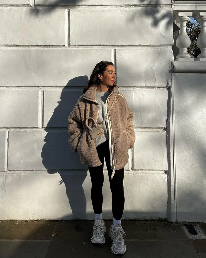 Women's Loose Warm Fleece Coat Winter Warm Thicken Jacket Two-Sided Wear Double-Sided Velvet Fleece Coats Polar Fleece Jackets