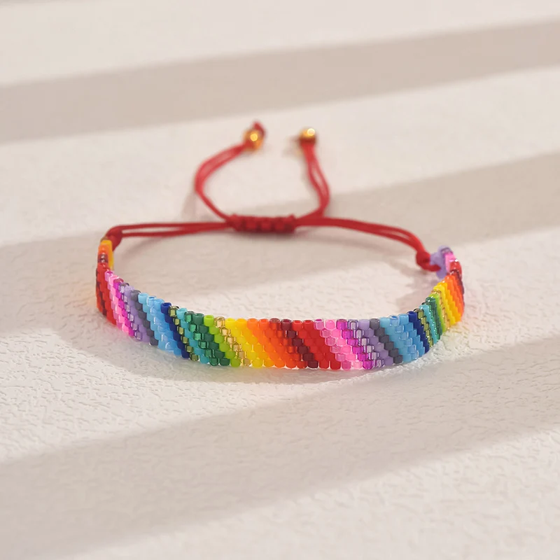 ZHONGVI New Colorful MIYUKI Beads Bracelets For Women on Hand Luxury Wholesale Bangle Party Gift Handwork Jewelry