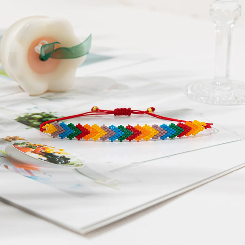 ZHONGVI New Colorful MIYUKI Beads Bracelets For Women on Hand Luxury Wholesale Bangle Party Gift Handwork Jewelry