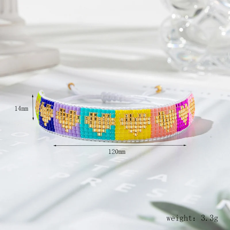 ZHONGVI New Colorful MIYUKI Beads Bracelets For Women on Hand Luxury Wholesale Bangle Party Gift Handwork Jewelry