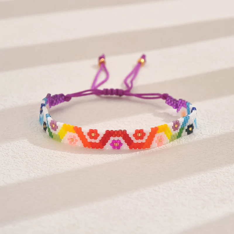 ZHONGVI New Colorful MIYUKI Beads Bracelets For Women on Hand Luxury Wholesale Bangle Party Gift Handwork Jewelry