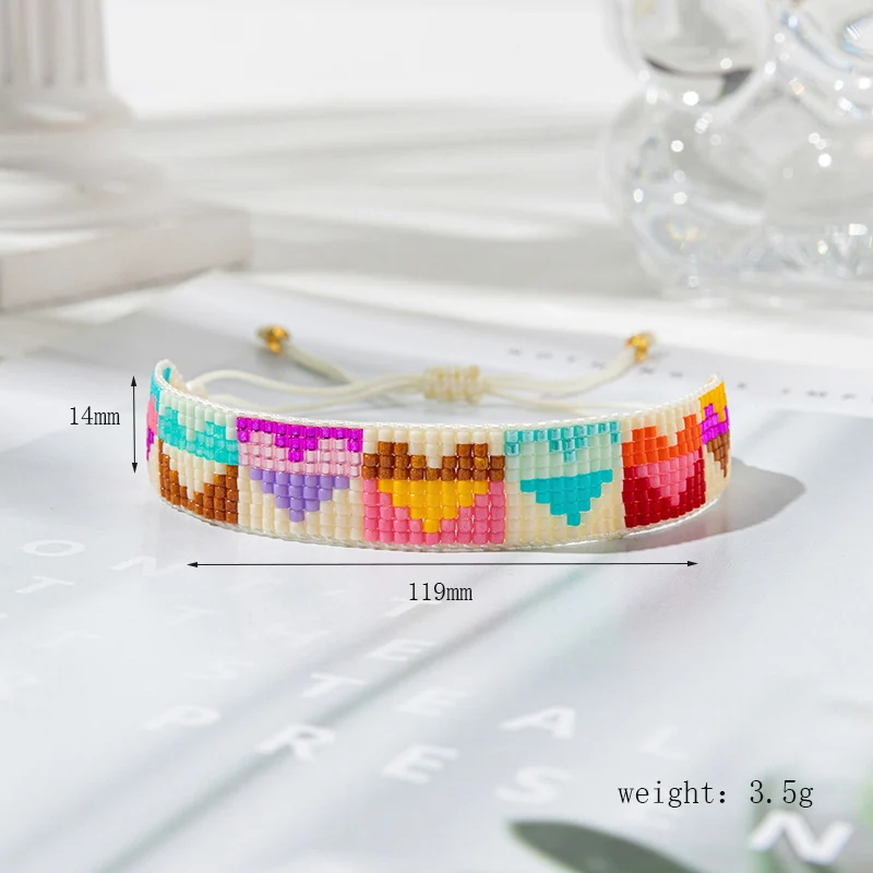 ZHONGVI New Colorful MIYUKI Beads Bracelets For Women on Hand Luxury Wholesale Bangle Party Gift Handwork Jewelry