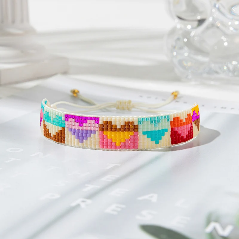 ZHONGVI New Colorful MIYUKI Beads Bracelets For Women on Hand Luxury Wholesale Bangle Party Gift Handwork Jewelry