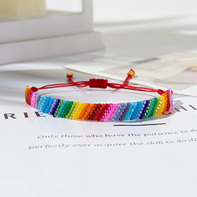ZHONGVI New Colorful MIYUKI Beads Bracelets For Women on Hand Luxury Wholesale Bangle Party Gift Handwork Jewelry