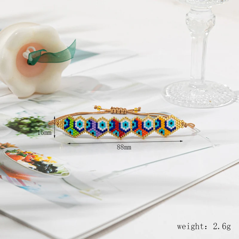 ZHONGVI New Colorful MIYUKI Beads Bracelets For Women on Hand Luxury Wholesale Bangle Party Gift Handwork Jewelry