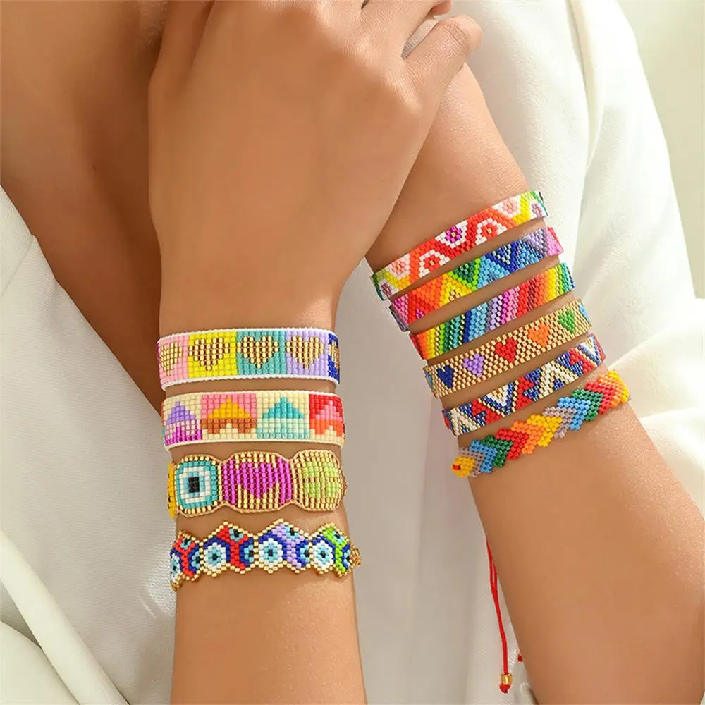 ZHONGVI New Colorful MIYUKI Beads Bracelets For Women on Hand Luxury Wholesale Bangle Party Gift Handwork Jewelry
