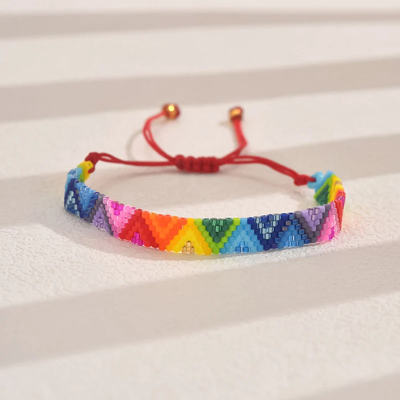 ZHONGVI New Colorful MIYUKI Beads Bracelets For Women on Hand Luxury Wholesale Bangle Party Gift Handwork Jewelry