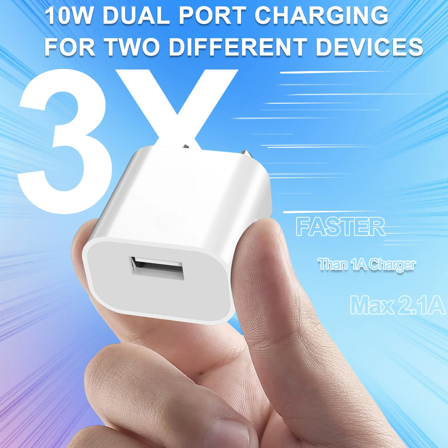 3pcs/5pcs/10pcs 15w Quick Charge 5V 2A Australia New Zealand AU Plug USB Wall Travel Charger Power 240v for iPhone Xiaomi 9v