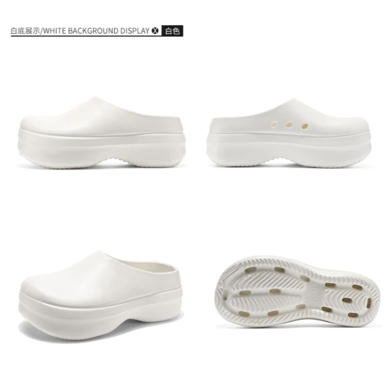 Fashion EVA Men Casual Shoes Thick Soles Sandals WaterProof Anti Slip Work Shoes Women Comfort Nurse Shoes Couple Garden Clogs