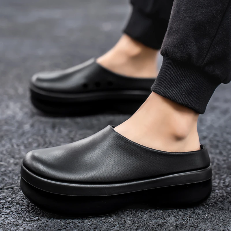 Fashion EVA Men Casual Shoes Thick Soles Sandals WaterProof Anti Slip Work Shoes Women Comfort Nurse Shoes Couple Garden Clogs