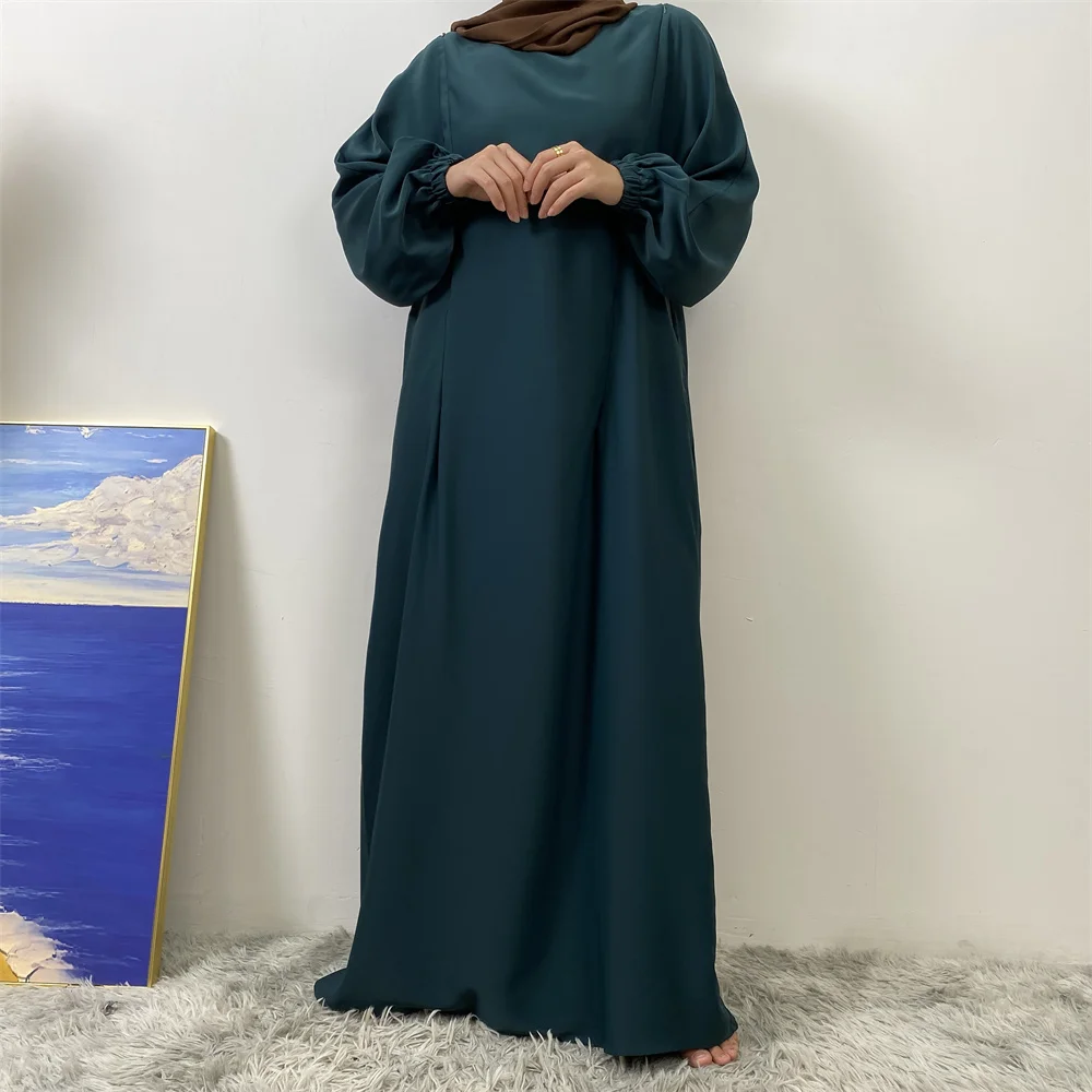 Middle East Dubai Fashion Muslim Breastfeeding Muslim Long-Sleeved Slim-Fit Dress Islamic Popular Women's Wear