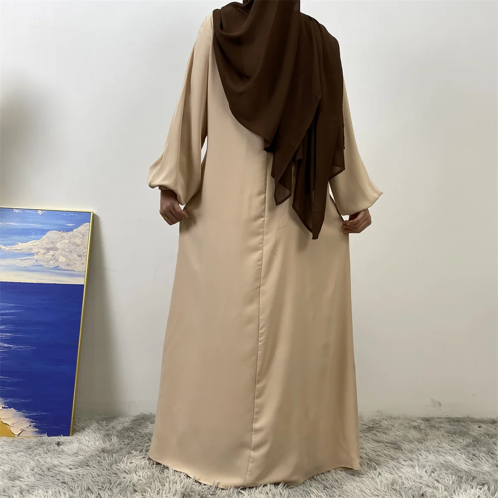 Middle East Dubai Fashion Muslim Breastfeeding Muslim Long-Sleeved Slim-Fit Dress Islamic Popular Women's Wear