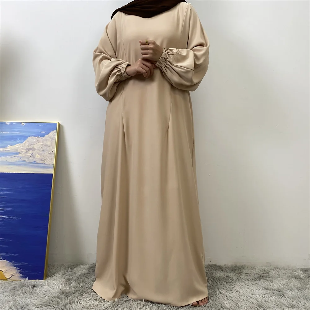 Middle East Dubai Fashion Muslim Breastfeeding Muslim Long-Sleeved Slim-Fit Dress Islamic Popular Women's Wear