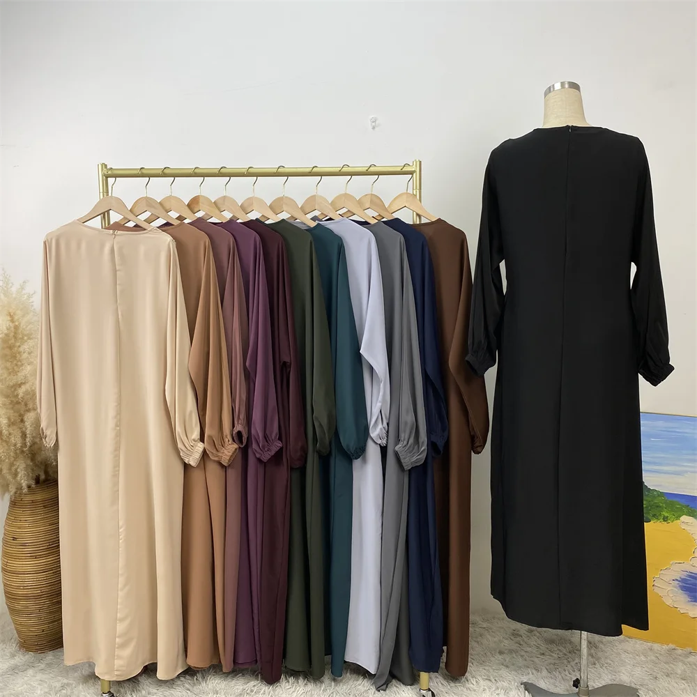 Middle East Dubai Fashion Muslim Breastfeeding Muslim Long-Sleeved Slim-Fit Dress Islamic Popular Women's Wear