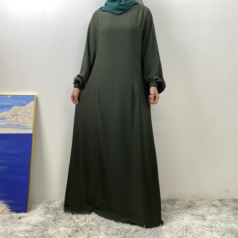 Middle East Dubai Fashion Muslim Breastfeeding Muslim Long-Sleeved Slim-Fit Dress Islamic Popular Women's Wear