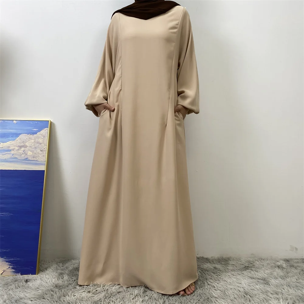 Middle East Dubai Fashion Muslim Breastfeeding Muslim Long-Sleeved Slim-Fit Dress Islamic Popular Women's Wear