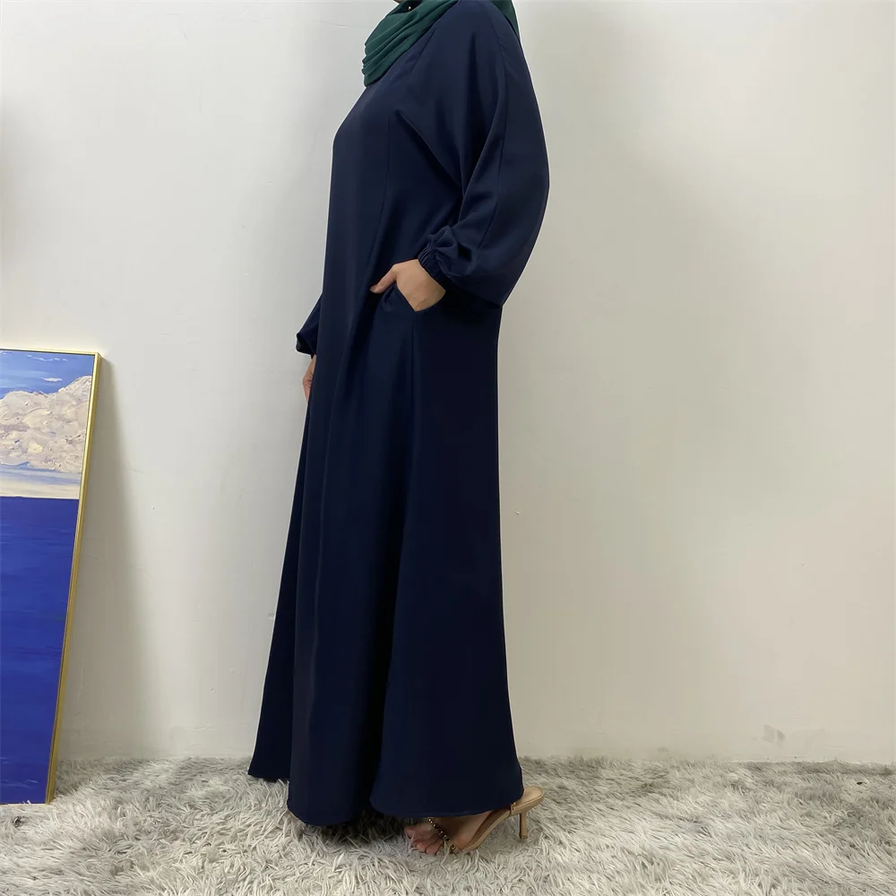 Middle East Dubai Fashion Muslim Breastfeeding Muslim Long-Sleeved Slim-Fit Dress Islamic Popular Women's Wear