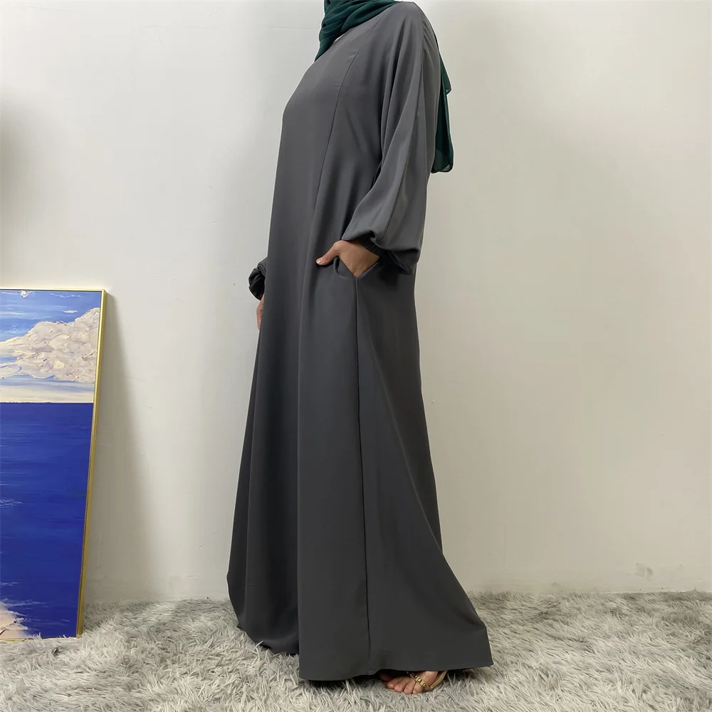 Middle East Dubai Fashion Muslim Breastfeeding Muslim Long-Sleeved Slim-Fit Dress Islamic Popular Women's Wear