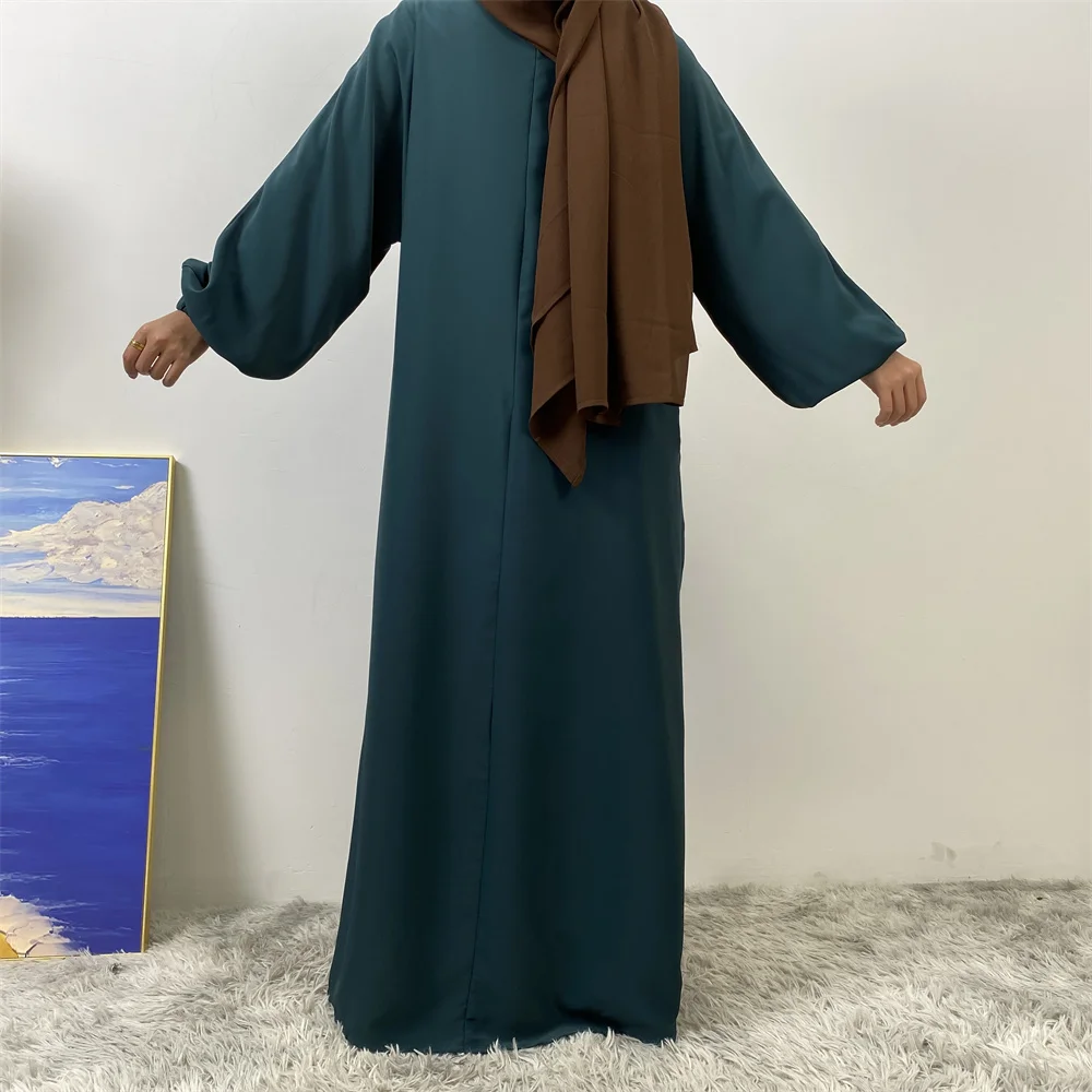 Middle East Dubai Fashion Muslim Breastfeeding Muslim Long-Sleeved Slim-Fit Dress Islamic Popular Women's Wear