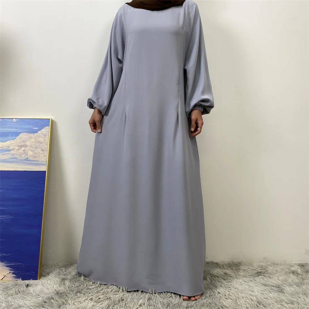 Middle East Dubai Fashion Muslim Breastfeeding Muslim Long-Sleeved Slim-Fit Dress Islamic Popular Women's Wear
