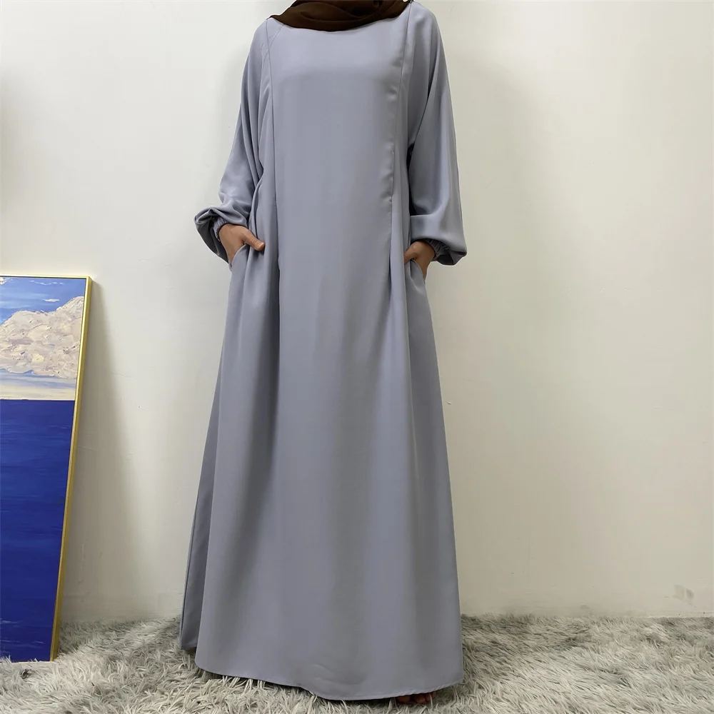Middle East Dubai Fashion Muslim Breastfeeding Muslim Long-Sleeved Slim-Fit Dress Islamic Popular Women's Wear