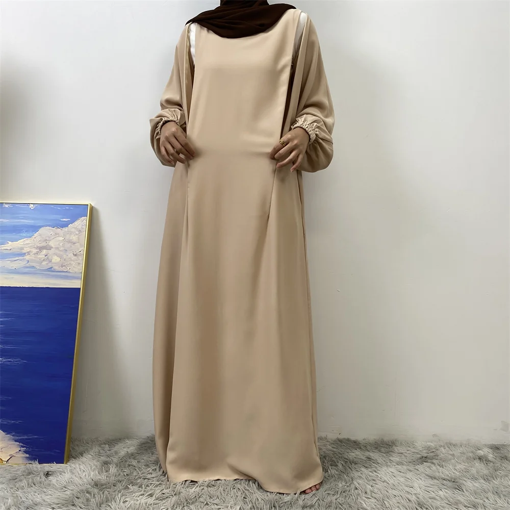 Middle East Dubai Fashion Muslim Breastfeeding Muslim Long-Sleeved Slim-Fit Dress Islamic Popular Women's Wear