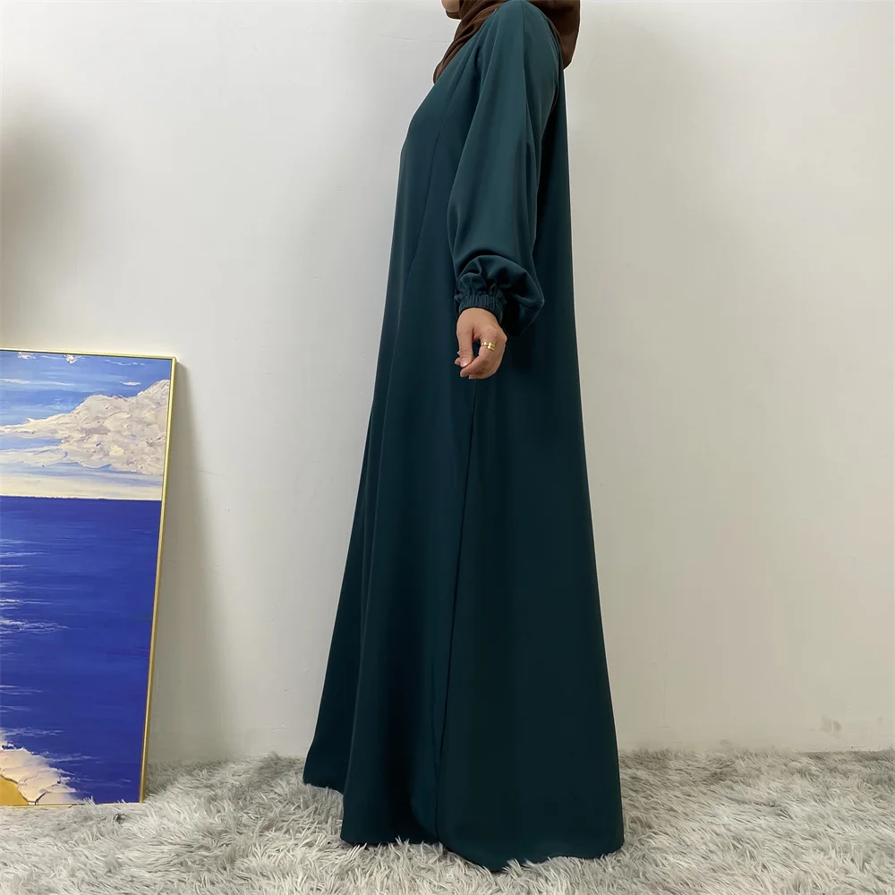 Middle East Dubai Fashion Muslim Breastfeeding Muslim Long-Sleeved Slim-Fit Dress Islamic Popular Women's Wear