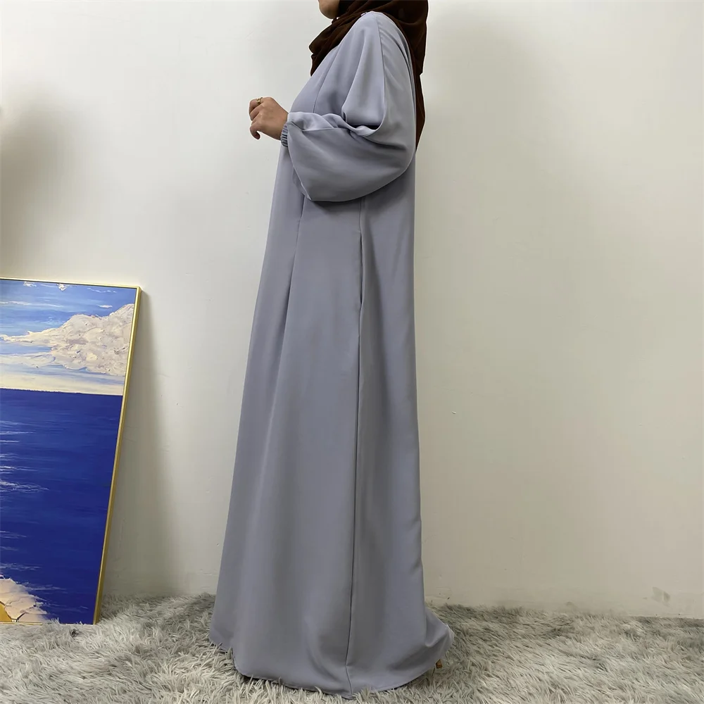 Middle East Dubai Fashion Muslim Breastfeeding Muslim Long-Sleeved Slim-Fit Dress Islamic Popular Women's Wear