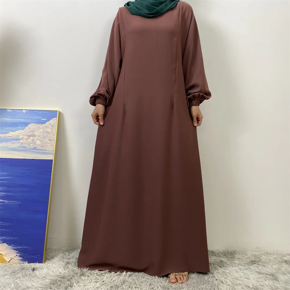 Middle East Dubai Fashion Muslim Breastfeeding Muslim Long-Sleeved Slim-Fit Dress Islamic Popular Women's Wear