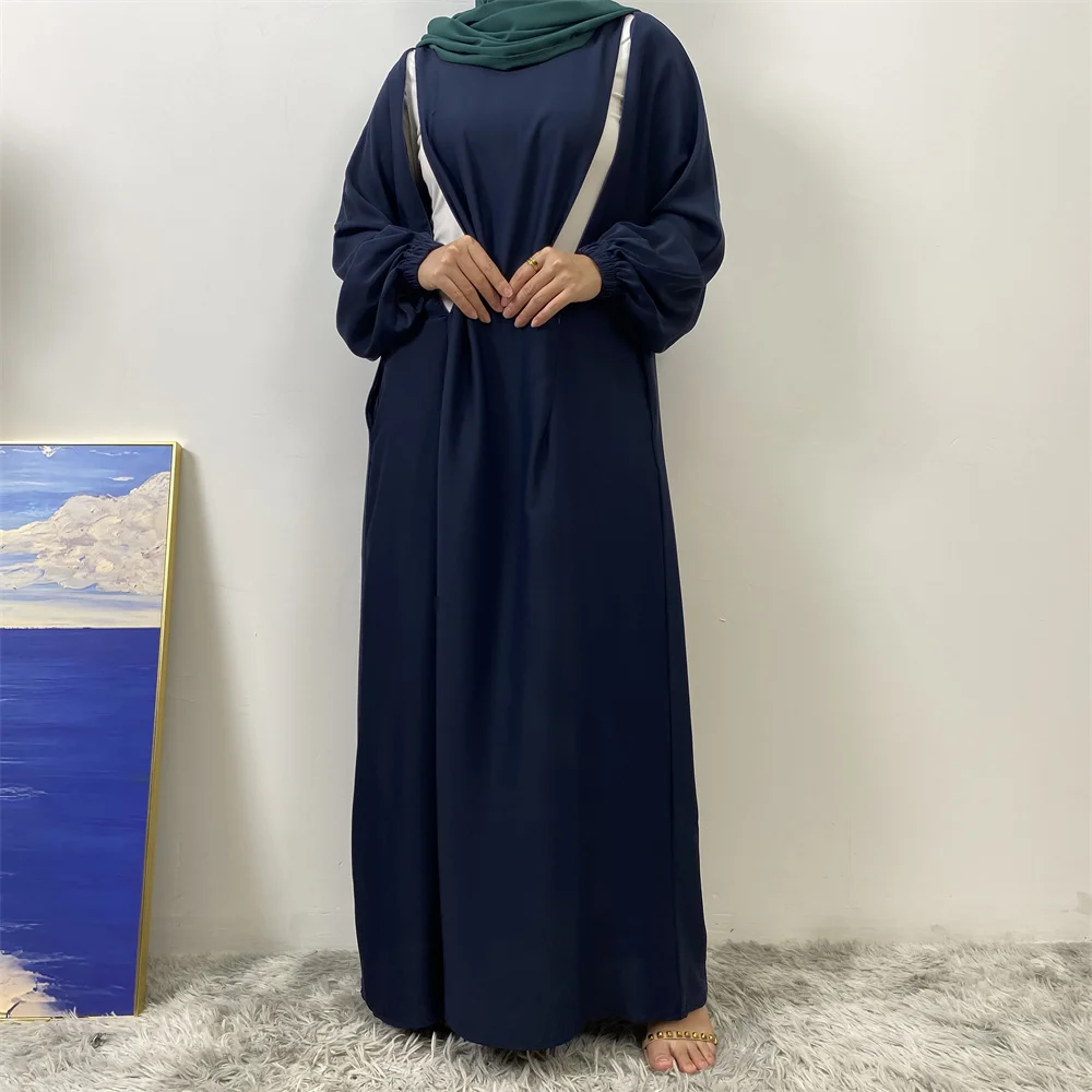 Middle East Dubai Fashion Muslim Breastfeeding Muslim Long-Sleeved Slim-Fit Dress Islamic Popular Women's Wear