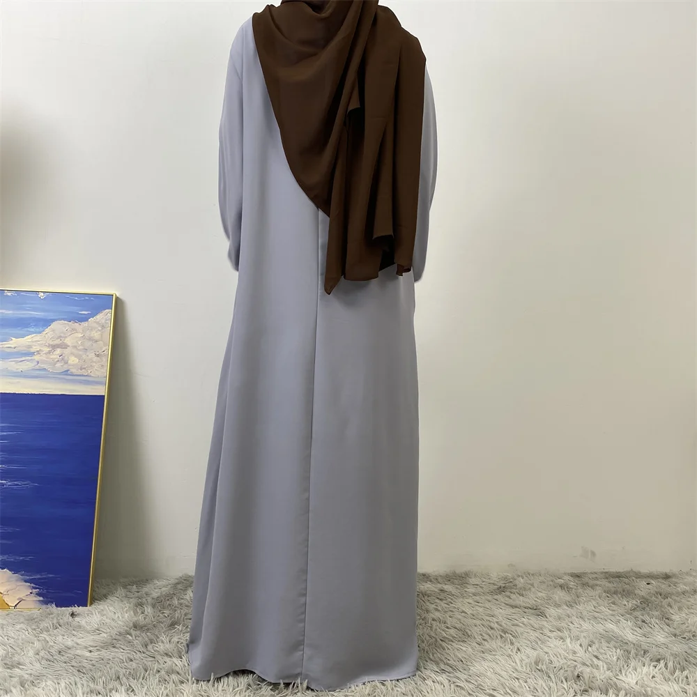 Middle East Dubai Fashion Muslim Breastfeeding Muslim Long-Sleeved Slim-Fit Dress Islamic Popular Women's Wear