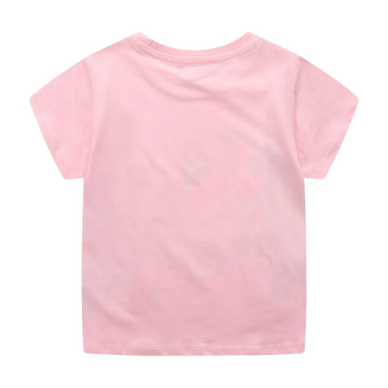 Jumping Meters 2-7T Rainbow New Designs Girls T Shirts Summer Children's Clothes Short Sleeve Kids Tees Tops Baby Costume Shirt