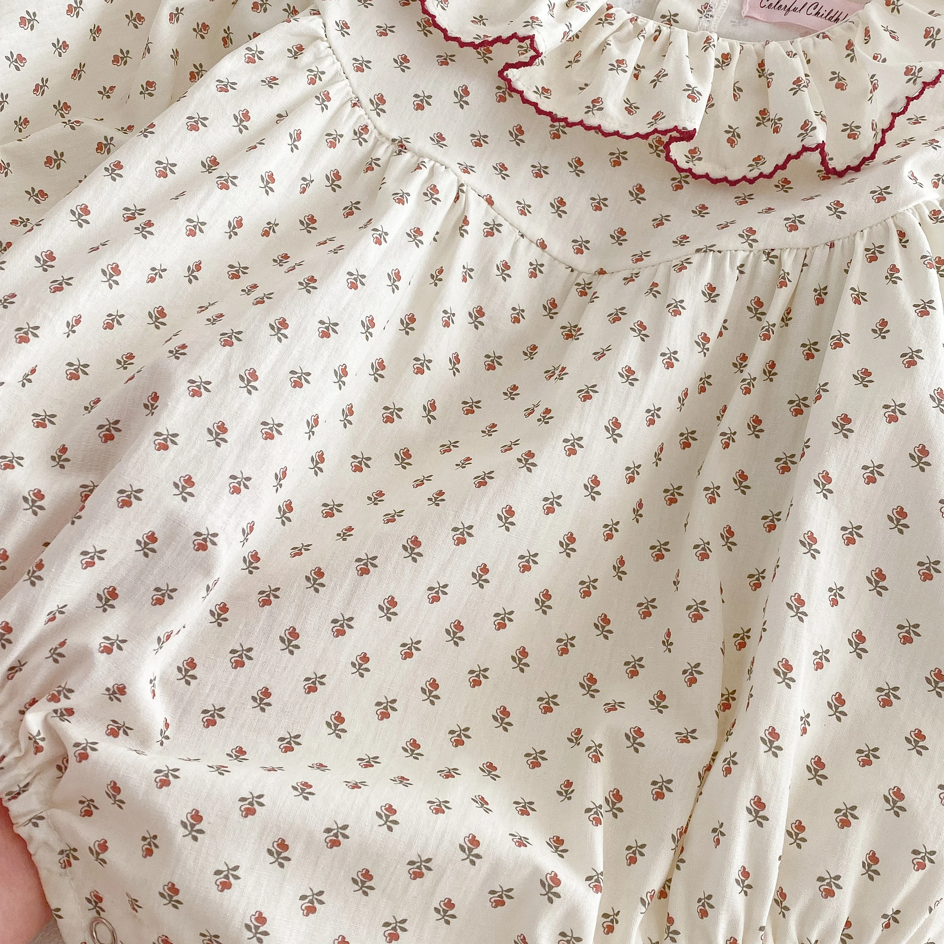 Infant Baby Rompers Infant Girls Princess Floral Long Sleeve Jumpsuit Newborn Rompers Baby Onepiece Fashion Baby Girl Clothes