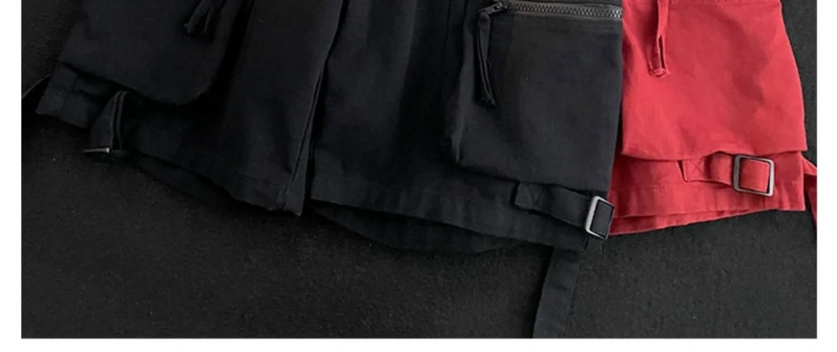 Summer Gym Quick-drying Shorts Casual Fitness Streetwear Men's Jogging Short Pants Men Multi-pocket Sport Casual Hip Cargo Short
