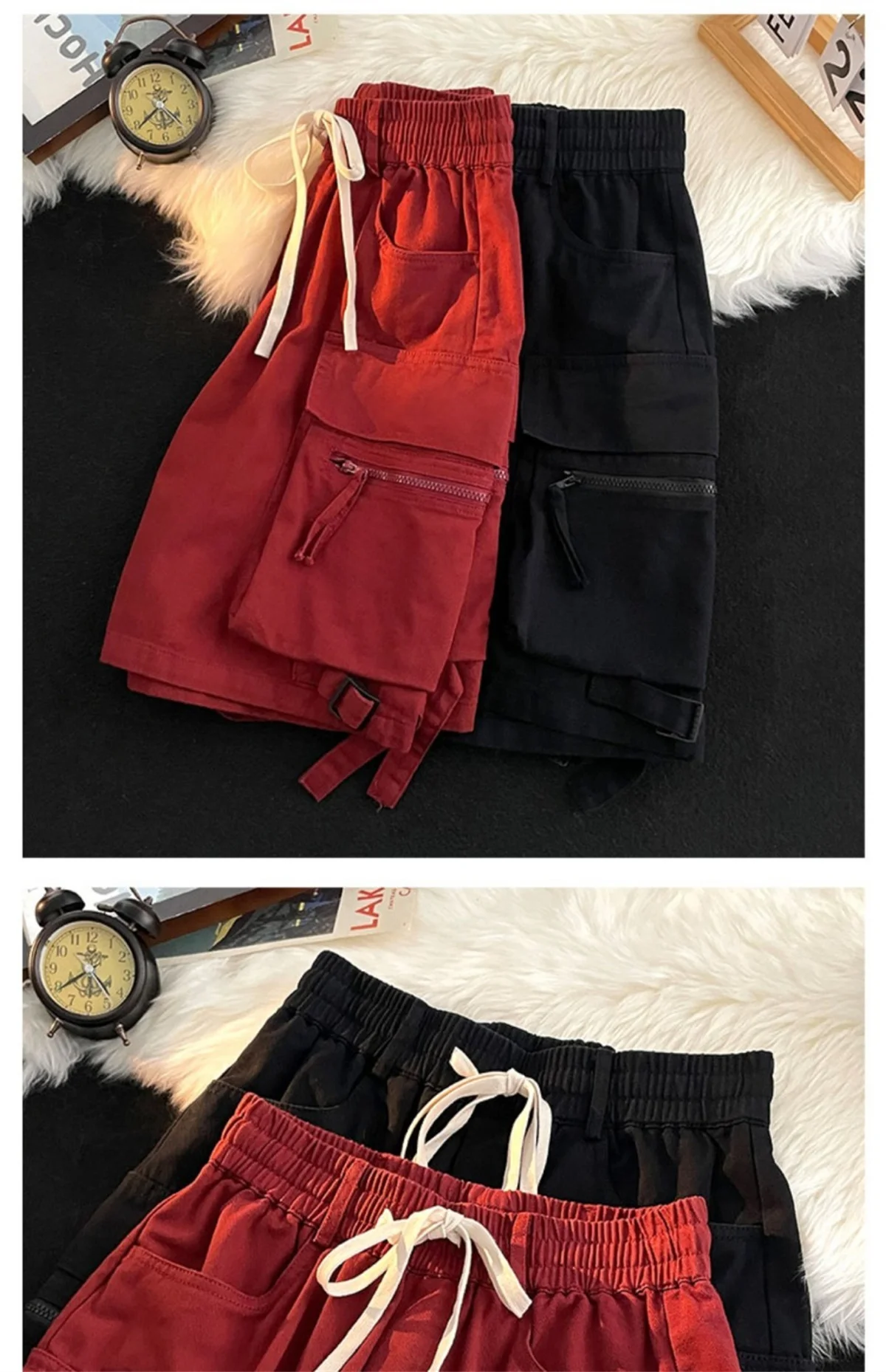 Summer Gym Quick-drying Shorts Casual Fitness Streetwear Men's Jogging Short Pants Men Multi-pocket Sport Casual Hip Cargo Short