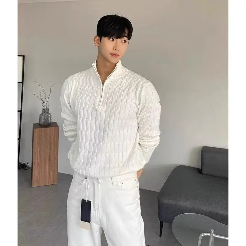 Replica Luxury Sweaters Men Sweater Jersey Korean Reviews Many Clothes Knitwear Cardigan Autumn Men's Clothing Mens Coat Hırka